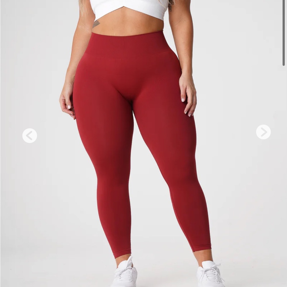 Red NVGTN Leggings